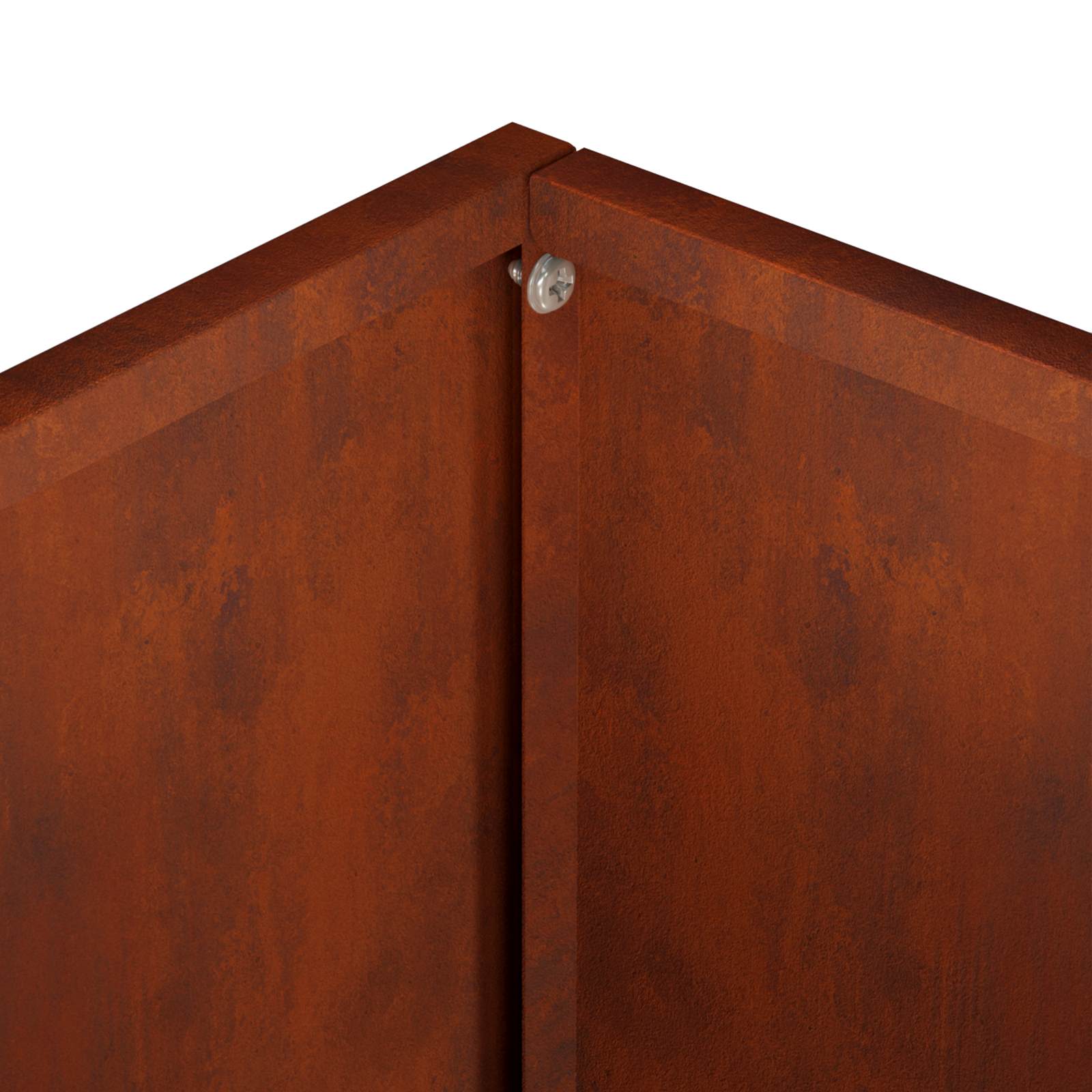 Vaso da giardino Ruggine 50 x 30 x 40 cm Acciaio Corten | homemem39