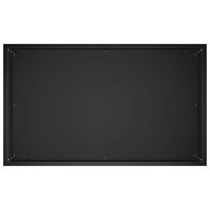 Vaso da giardino Nero 50 x 30 x 50 cm Acciaio laminato a freddo | homemem39