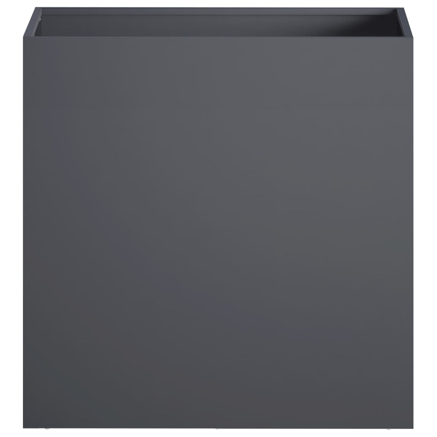Vaso da giardino Antracite 50 x 30 x 50 cm | homemem39