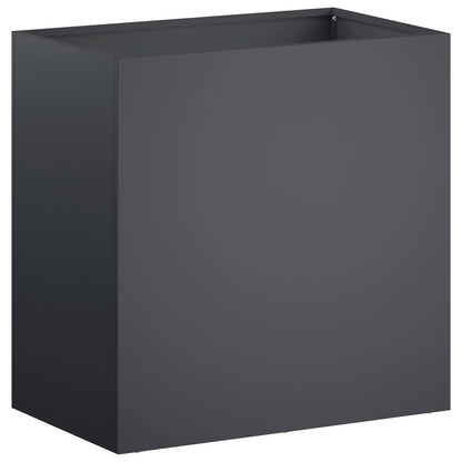 Vaso da giardino 2 pz Antracite 50 x 30 x 50 cm