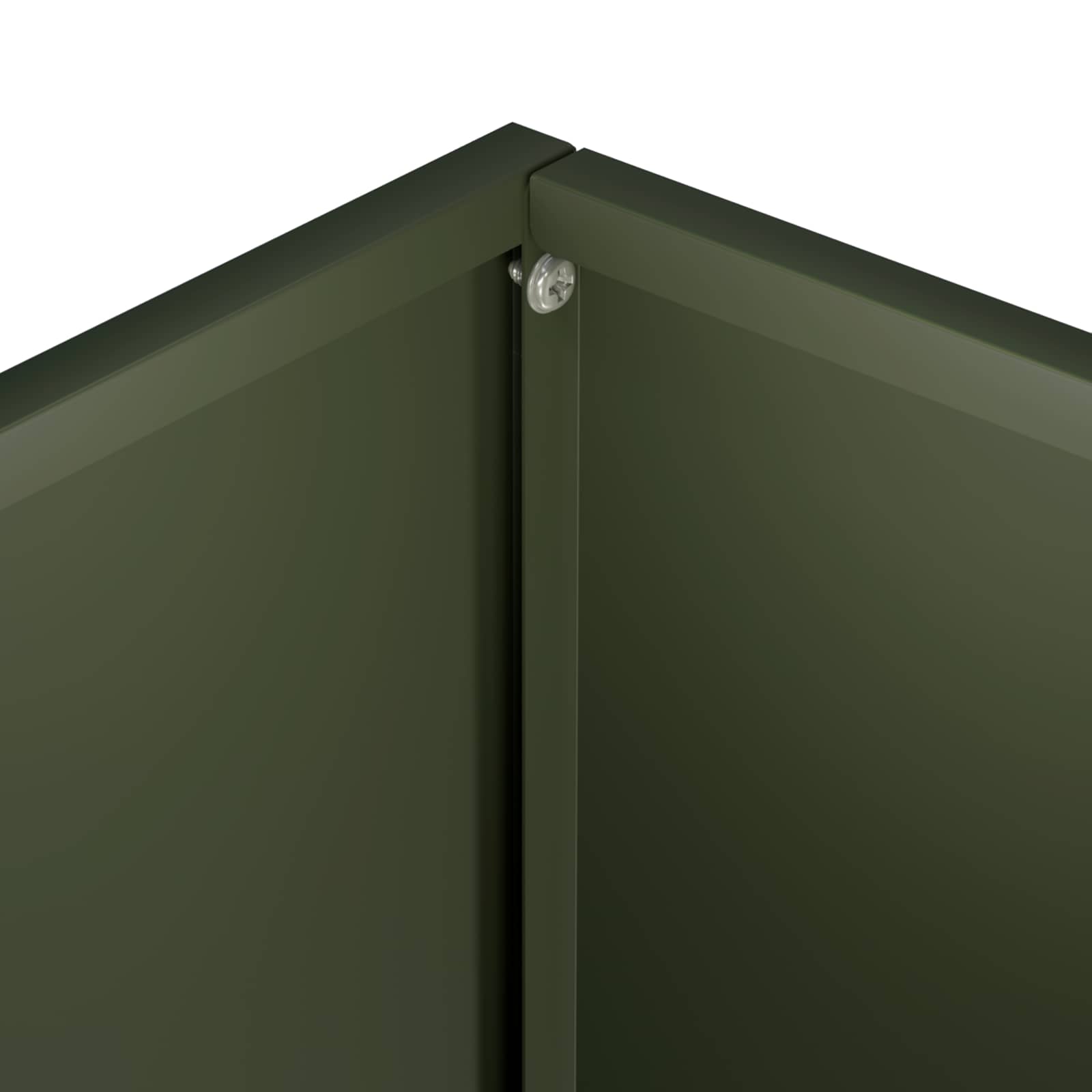 Vaso da giardino Verde Oliva 50 x 30 x 50 cm | homemem39