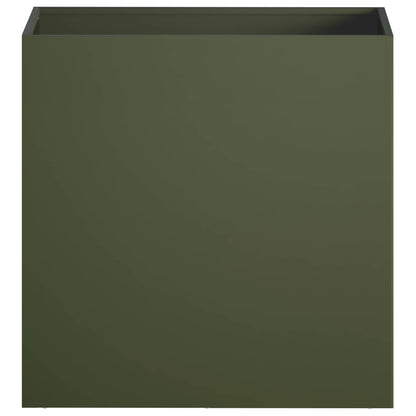 Vaso da giardino 2 pz Verde Oliva 50 x 30 x 50 cm | homemem39