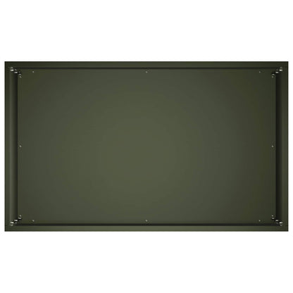 Vaso da giardino 2 pz Verde Oliva 50 x 30 x 50 cm | homemem39