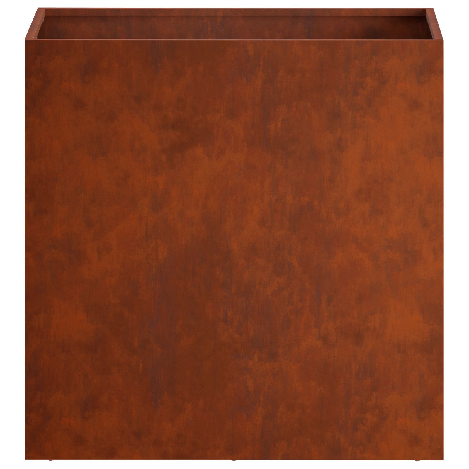 Vaso da giardino Ruggine 50 x 30 x 50 cm Acciaio Corten | homemem39