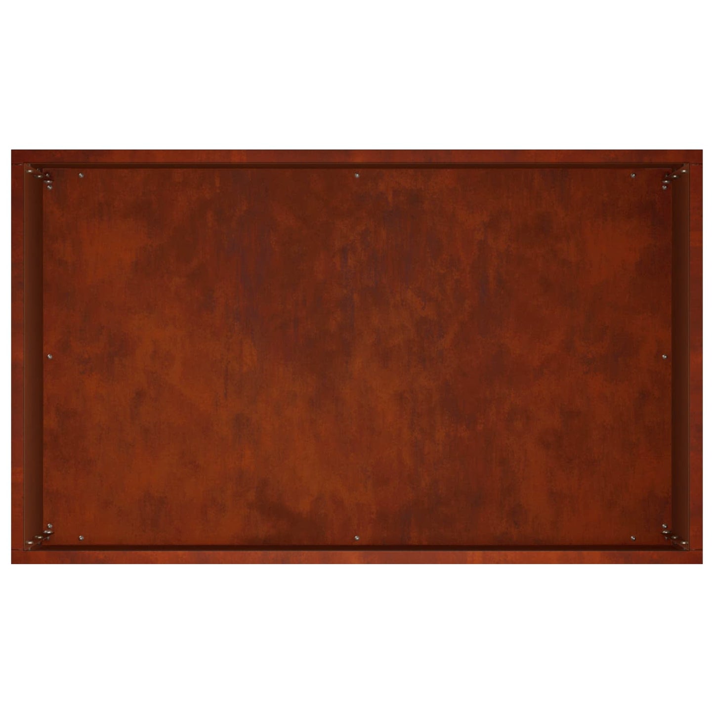 Vaso da giardino Ruggine 50 x 30 x 50 cm Acciaio Corten | homemem39