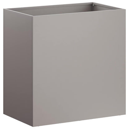 Vaso da giardino 2 pz Ruggine 50 x 30 x 50 cm Acciaio Corten | homemem39