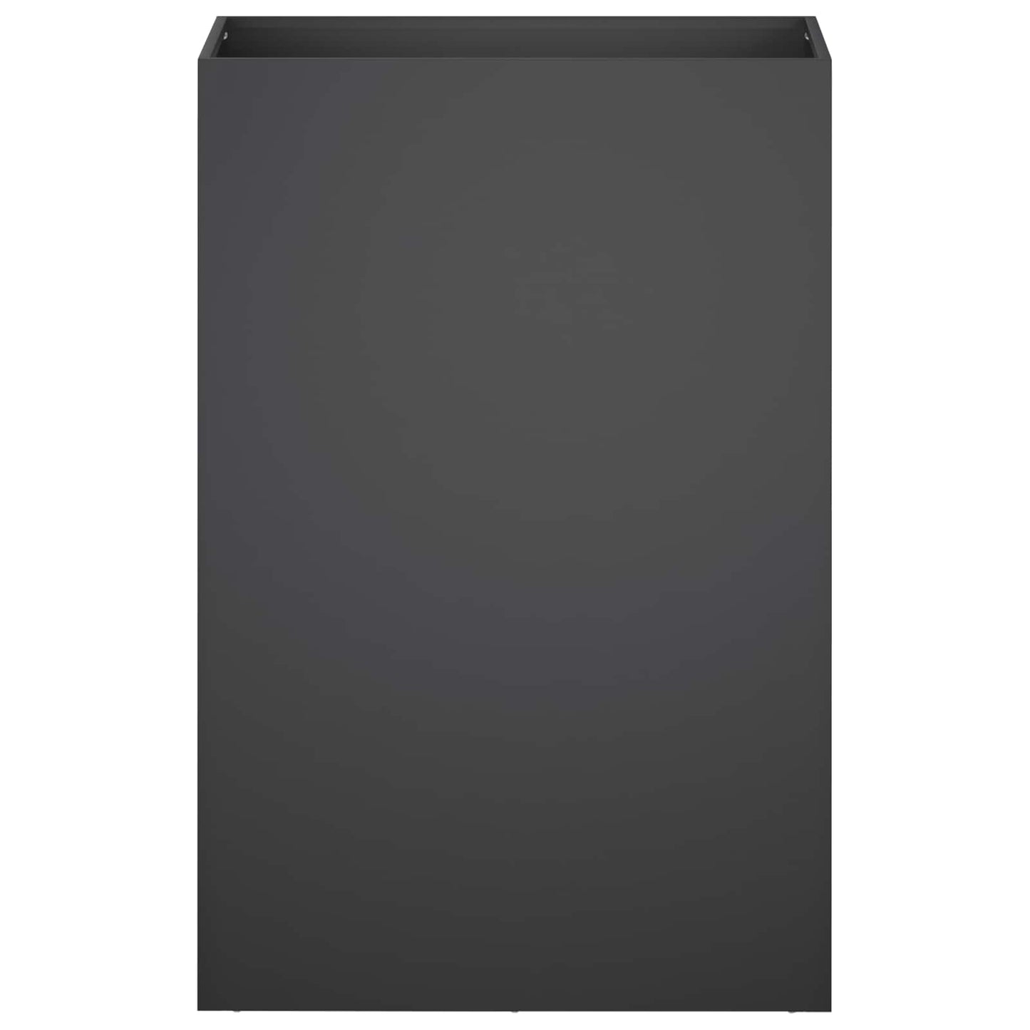 Vaso da giardino Nero 50 x 30 x 75 cm Acciaio laminato a freddo | homemem39