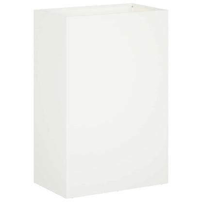 Vaso da giardino Bianco 50 x 30 x 75 cm