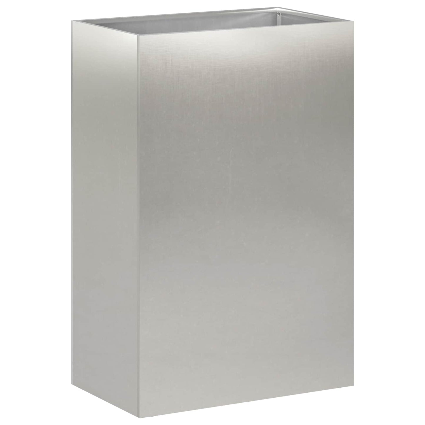 Vaso da giardino Argento 50 x 30 x 75 cm Acciaio Inox