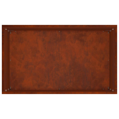 Vaso da giardino Ruggine 50 x 30 x 75 cm Acciaio Corten | homemem39