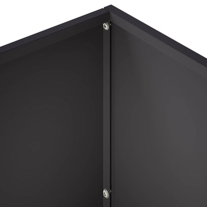 Vaso da giardino Nero 60 x 30 x 40 cm Acciaio laminato a freddo | homemem39
