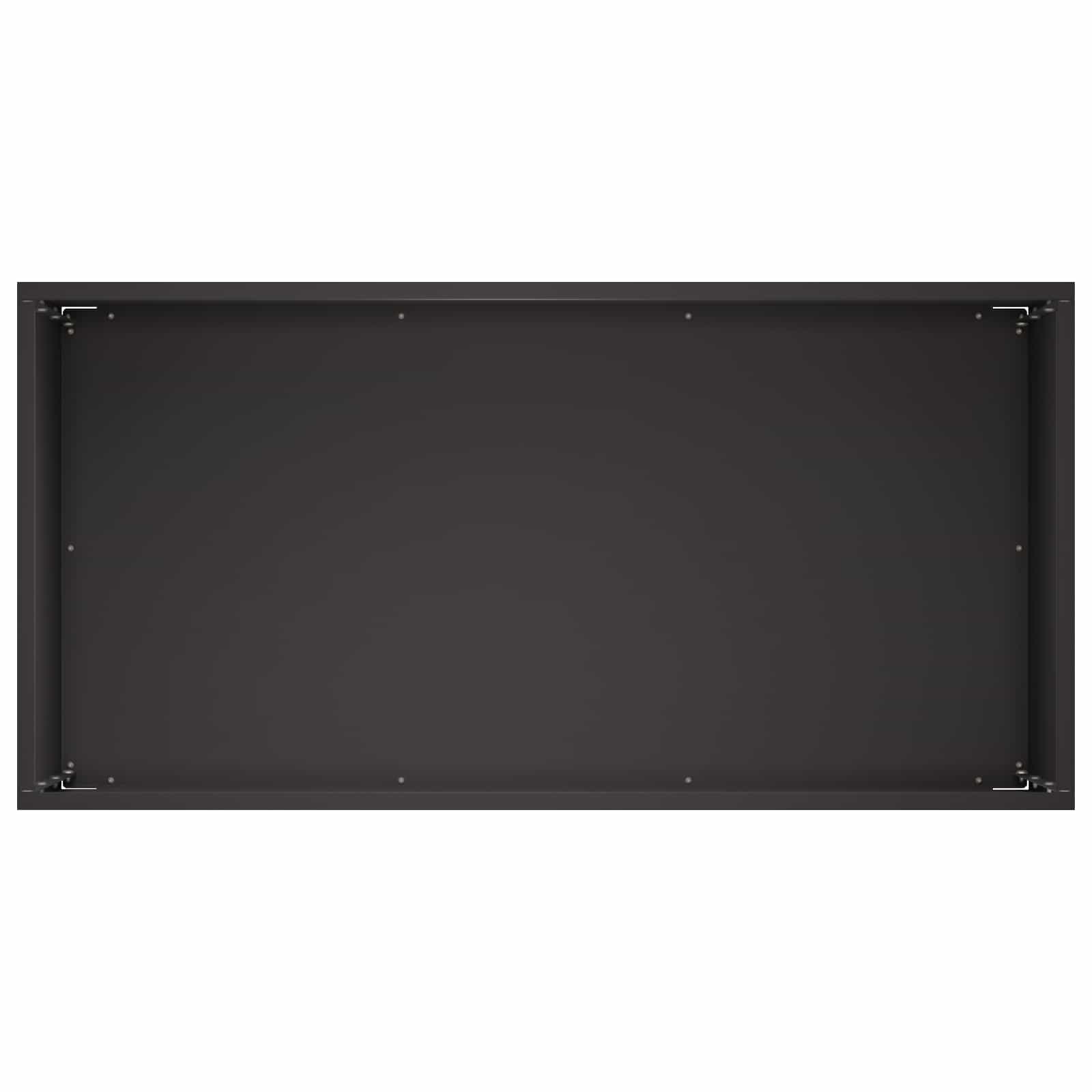 Vaso da giardino Nero 60 x 30 x 40 cm Acciaio laminato a freddo | homemem39