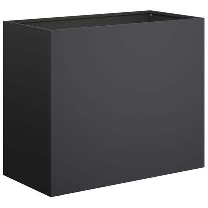 Vaso da giardino 2 pz Nero 60 x 30 x 40 cm | homemem39