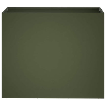 Vaso da giardino Verde Oliva 60 x 30 x 40 cm | homemem39