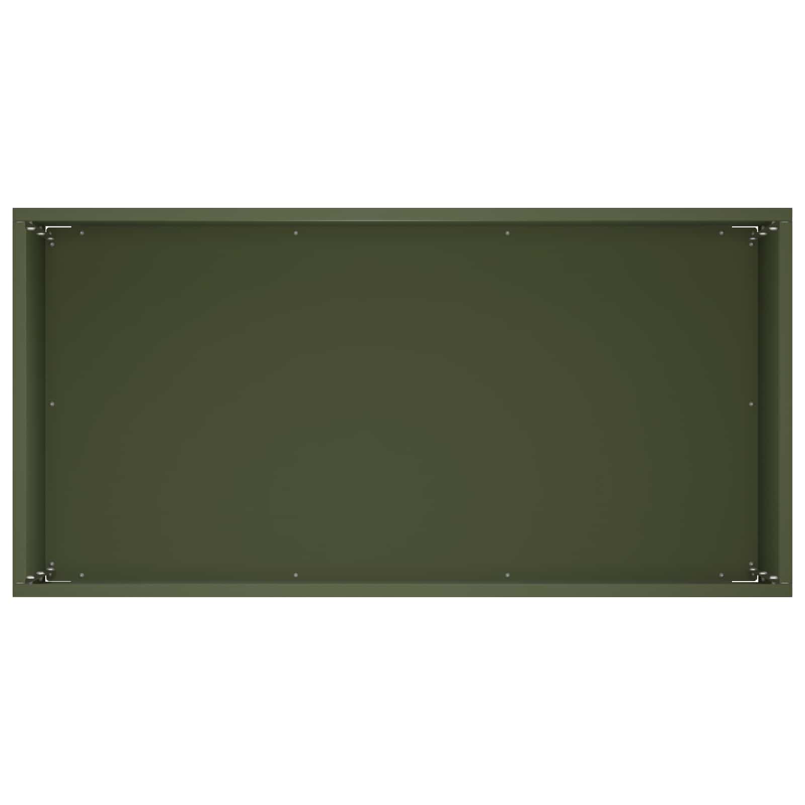 Vaso da giardino Verde Oliva 60 x 30 x 40 cm | homemem39
