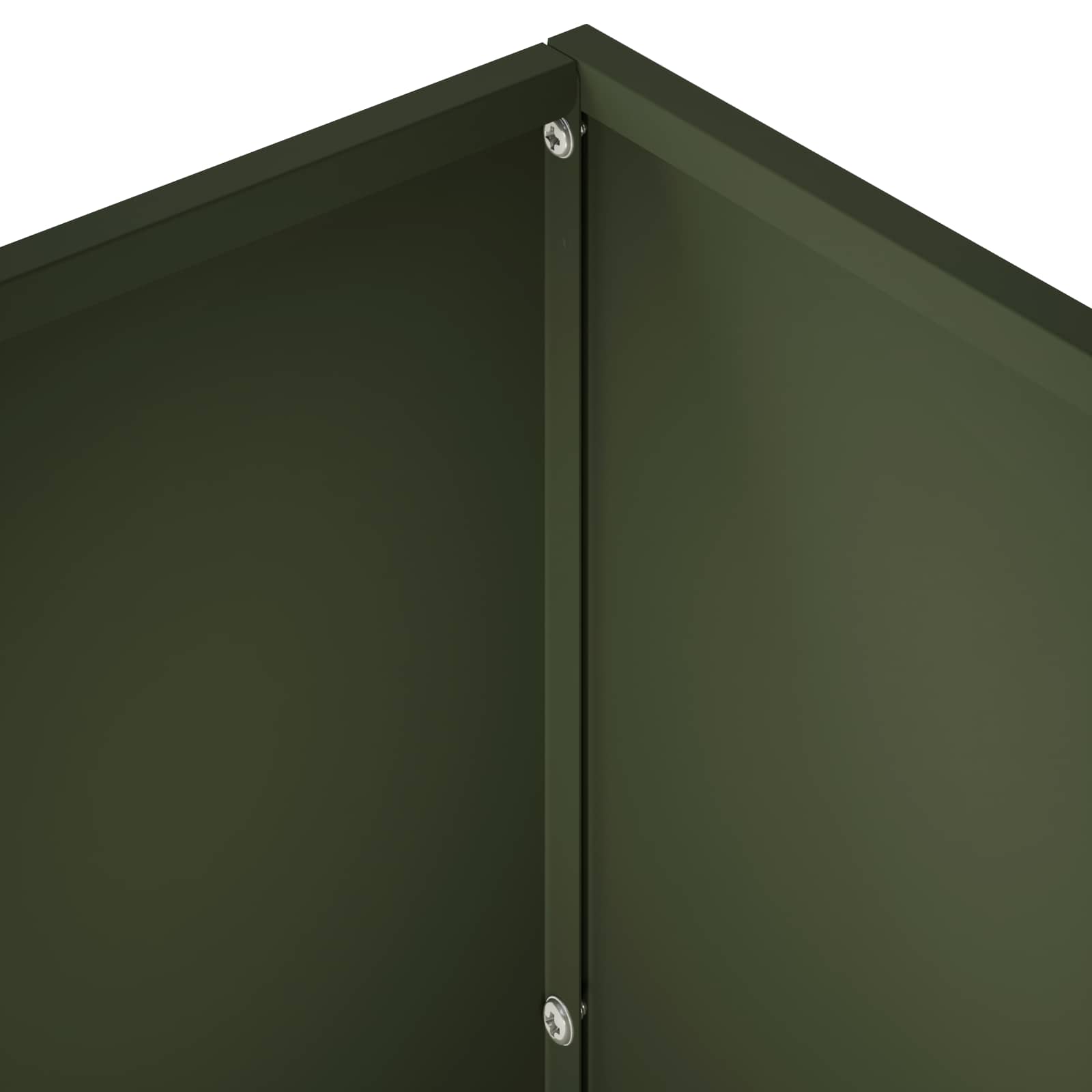 Vaso da giardino 2 pz Verde Oliva 60 x 30 x 40 cm | homemem39