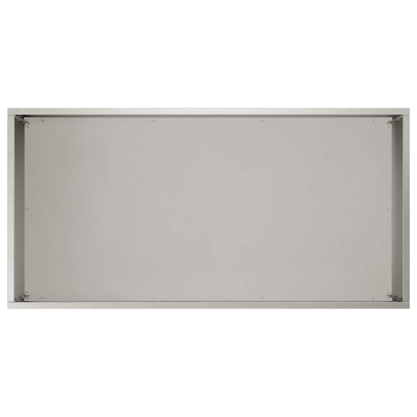 Vaso da giardino 2 pz Argento 60 x 30 x 40 cm Acciaio Inox | homemem39