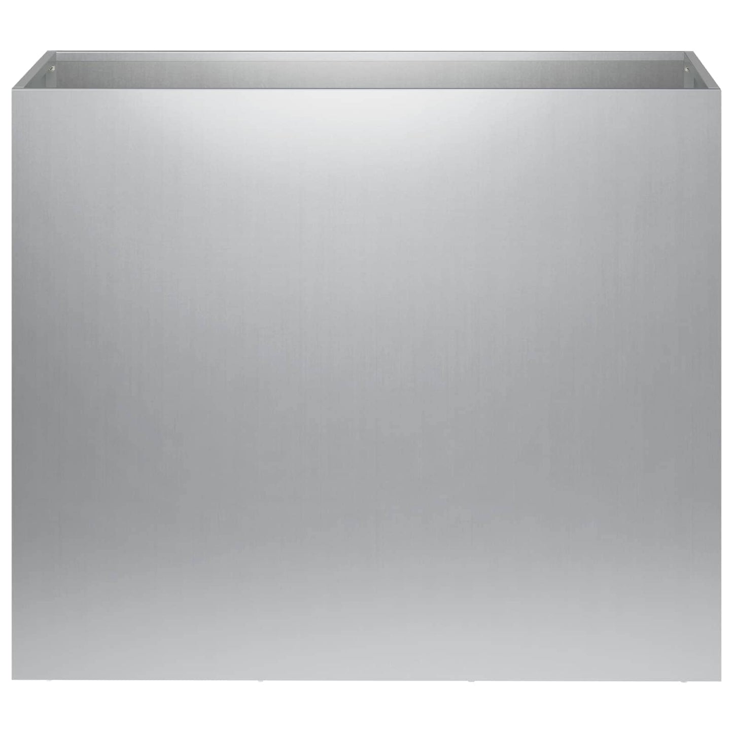 Vaso da giardino Argento 60 x 30 x 40 cm Acciaio zincato | homemem39