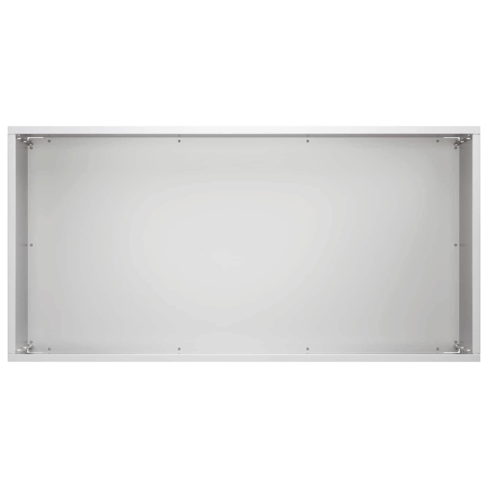 Vaso da giardino 2 pz Argento 60 x 30 x 40 cm Acciaio zincato | homemem39