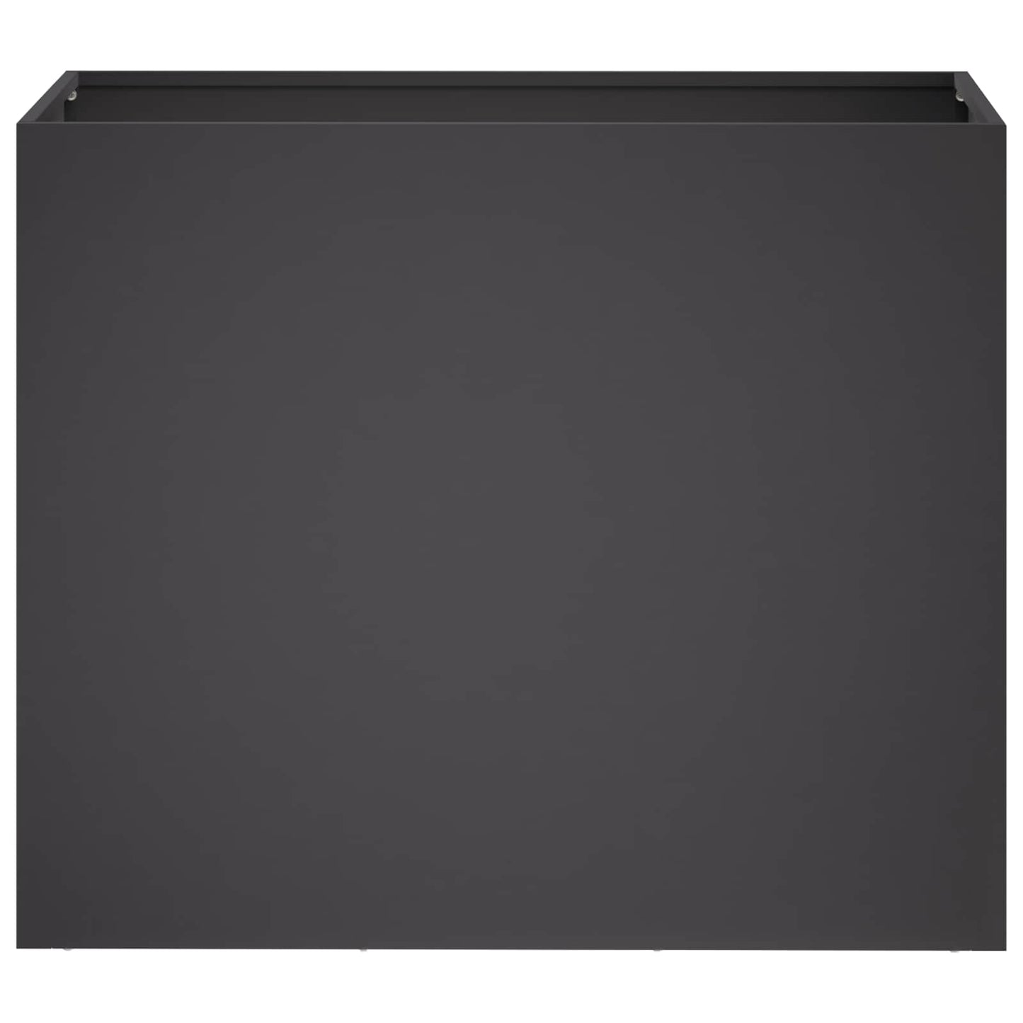 Vaso da giardino 2 pz Nero 60 x 30 x 50 cm