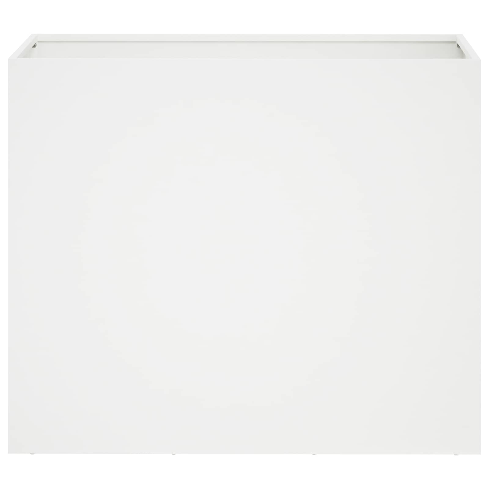 Vaso da giardino 2 pz Bianco 60 x 30 x 50 cm | homemem39