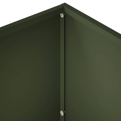 Vaso da giardino Verde Oliva 60 x 30 x 50 cm | homemem39