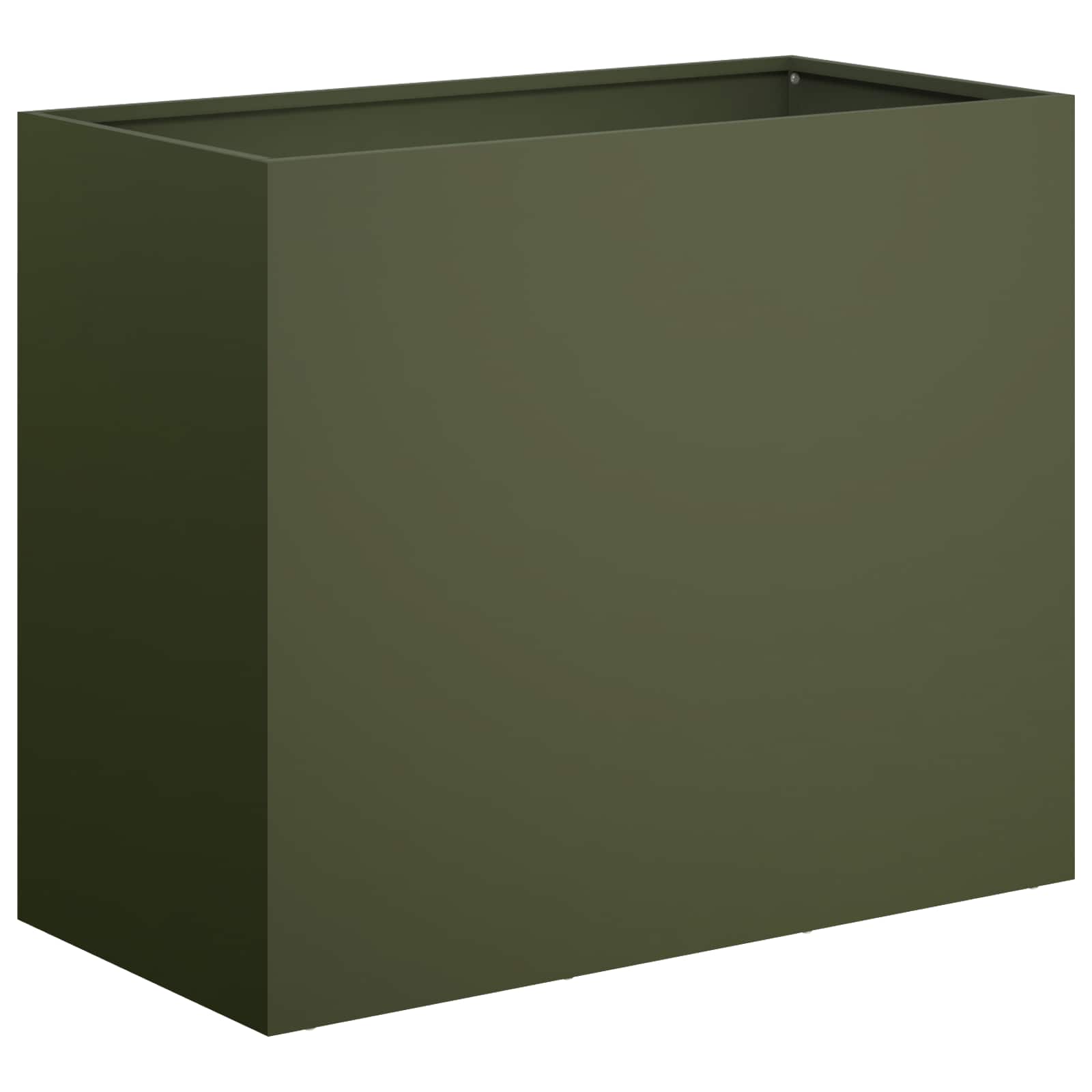 Vaso da giardino Verde Oliva 60 x 30 x 50 cm | homemem39