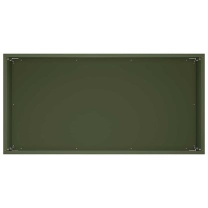 Vaso da giardino Verde Oliva 60 x 30 x 50 cm | homemem39