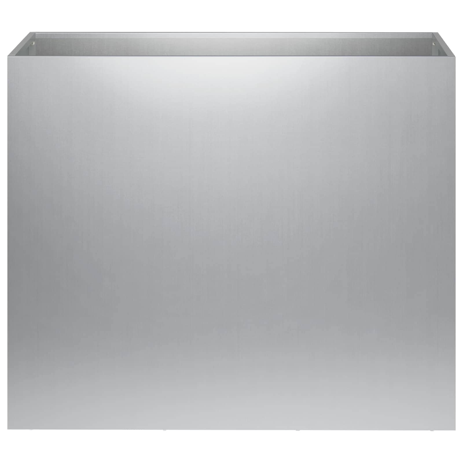 Vaso da giardino Argento 60 x 30 x 50 cm Acciaio zincato | homemem39