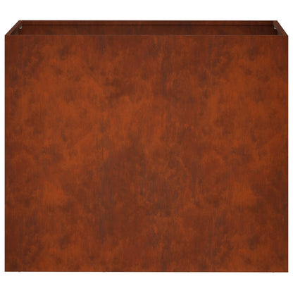 Vaso da giardino Ruggine 60 x 30 x 50 cm Acciaio Corten