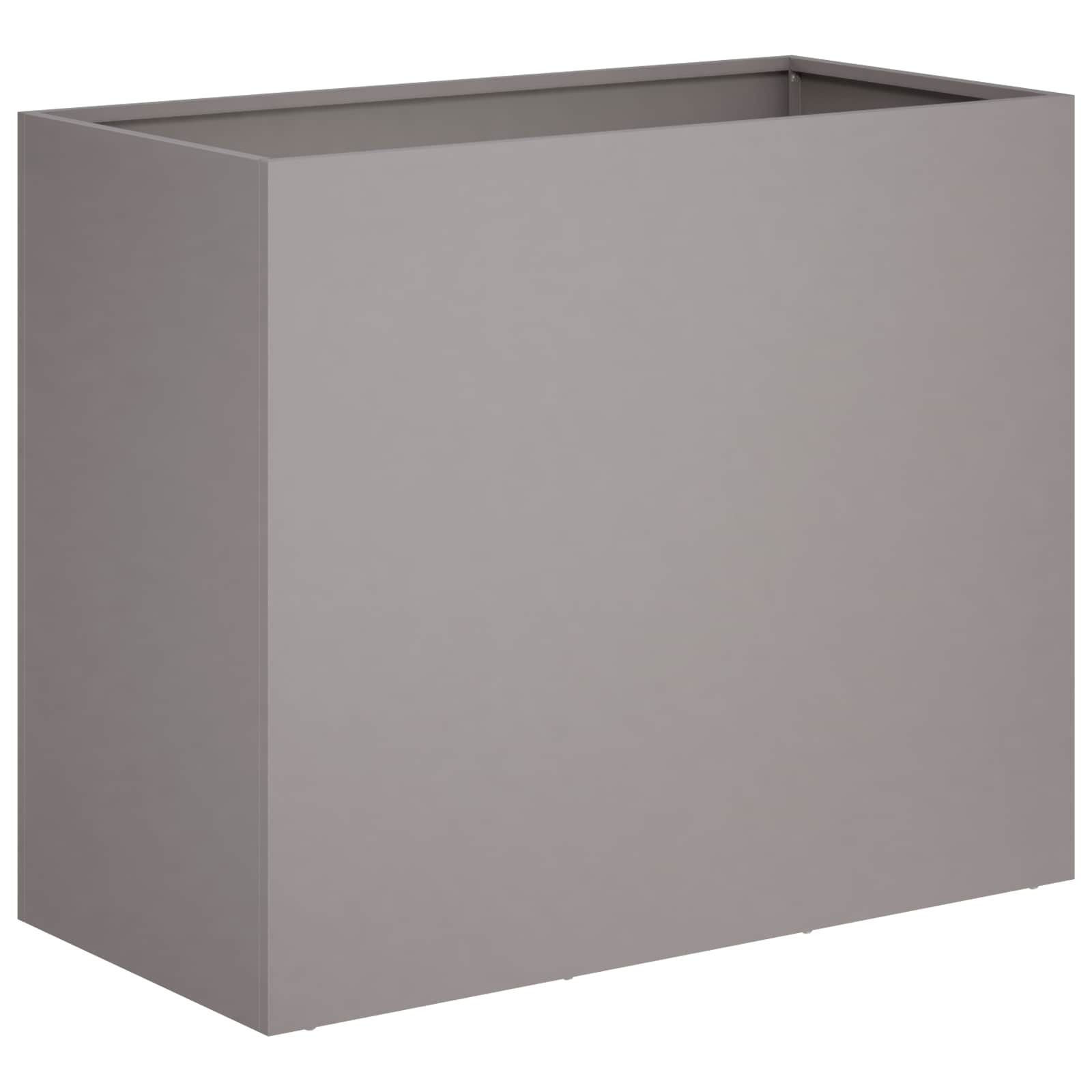 Vaso da giardino 2 pz Ruggine 60 x 30 x 50 cm Acciaio Corten | homemem39