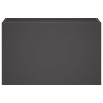 Vaso da giardino Nero 80 x 30 x 40 cm Acciaio laminato a freddo | homemem39