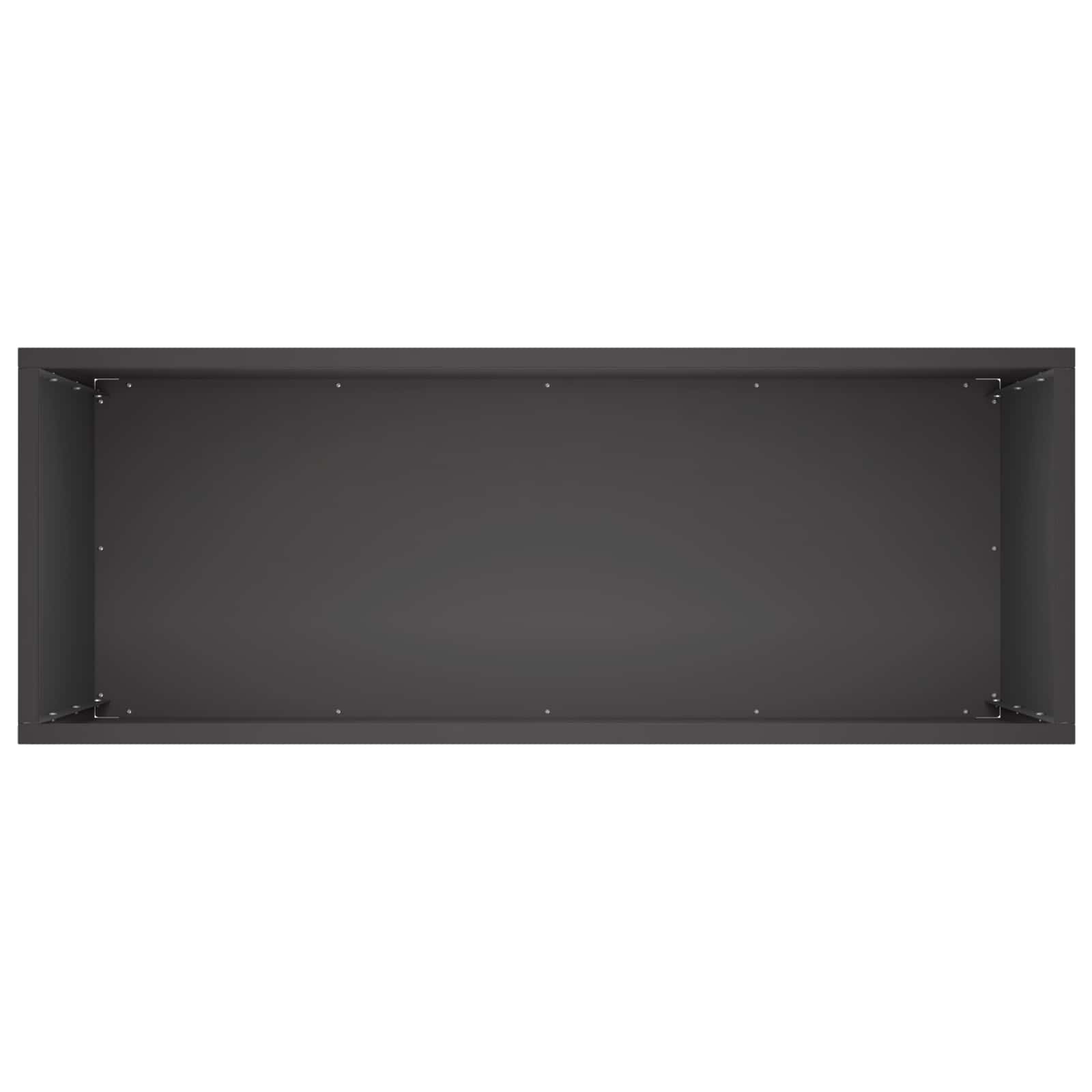 Vaso da giardino Nero 80 x 30 x 40 cm Acciaio laminato a freddo | homemem39