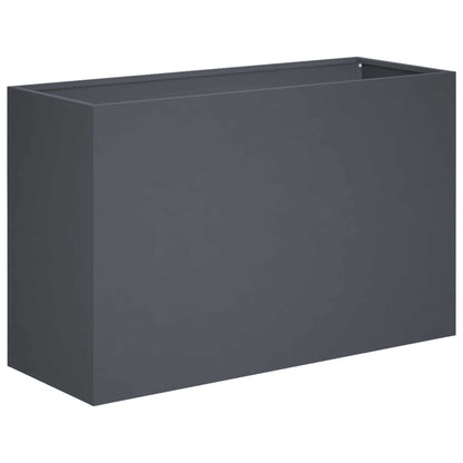 Vaso da giardino Antracite 80 x 30 x 40 cm | homemem39