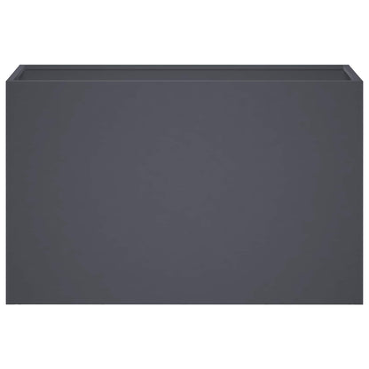 Vaso da giardino Antracite 80 x 30 x 40 cm | homemem39