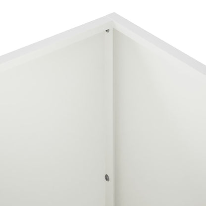 Vaso da giardino 2 pz Bianco 100 x 30 x 50 cm