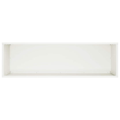 Vaso da giardino 2 pz Bianco 100 x 30 x 50 cm