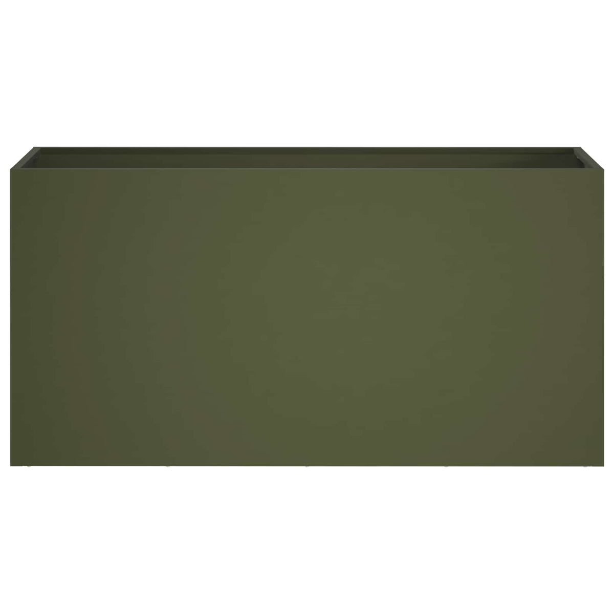 Vaso da giardino Verde Oliva 100 x 30 x 50 cm