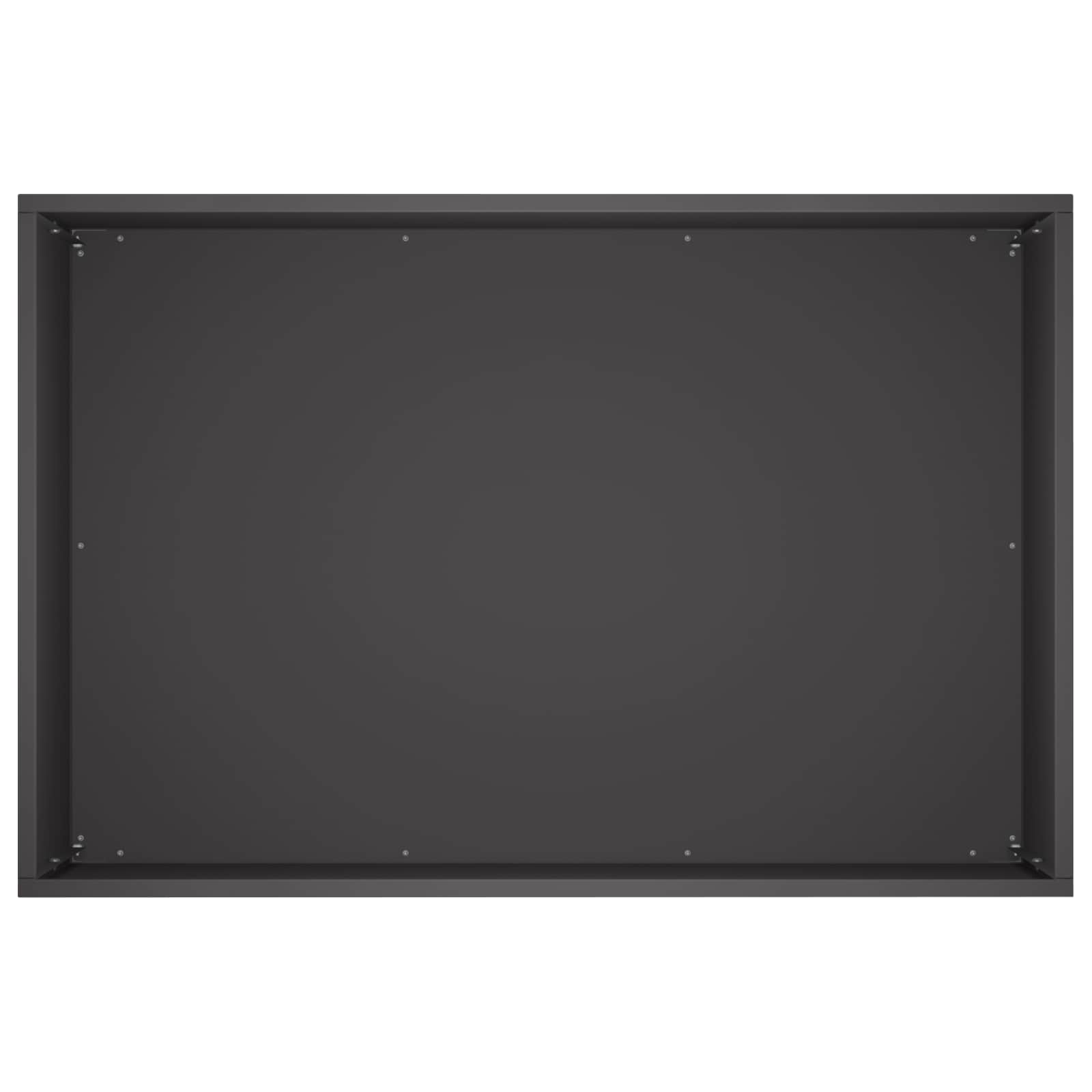Vaso da giardino Nero 50 x 40 x 40 cm Acciaio laminato a freddo | homemem39