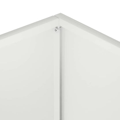 Vaso da giardino Bianco 50 x 40 x 40 cm | homemem39