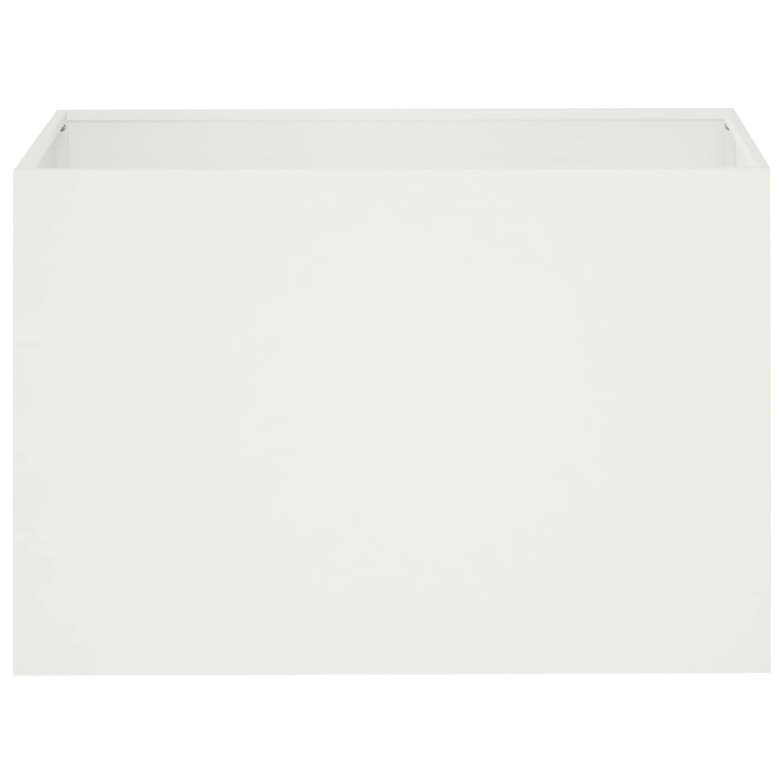 Vaso da giardino Bianco 50 x 40 x 40 cm | homemem39