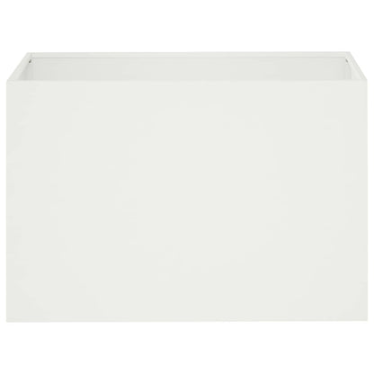Vaso da giardino Bianco 50 x 40 x 40 cm | homemem39