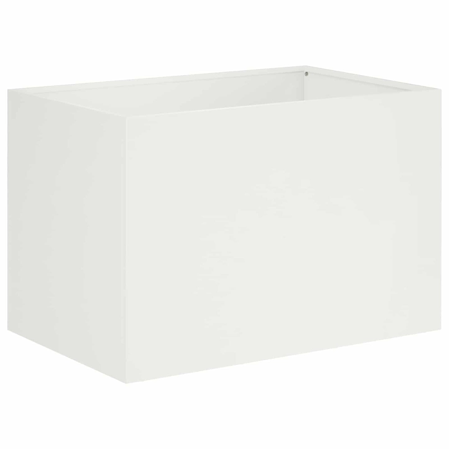 Vaso da giardino 2 pz Bianco 50 x 40 x 40 cm