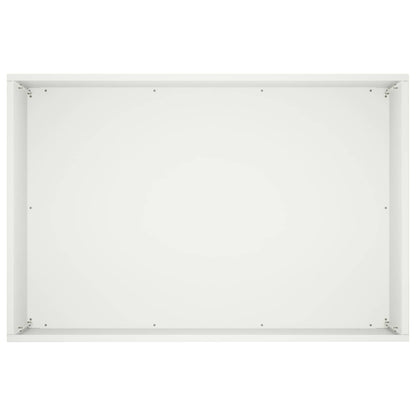 Vaso da giardino 2 pz Bianco 50 x 40 x 40 cm