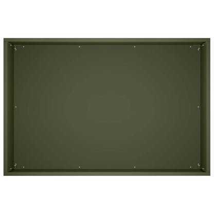 Vaso da giardino Verde Oliva 50 x 40 x 40 cm | homemem39