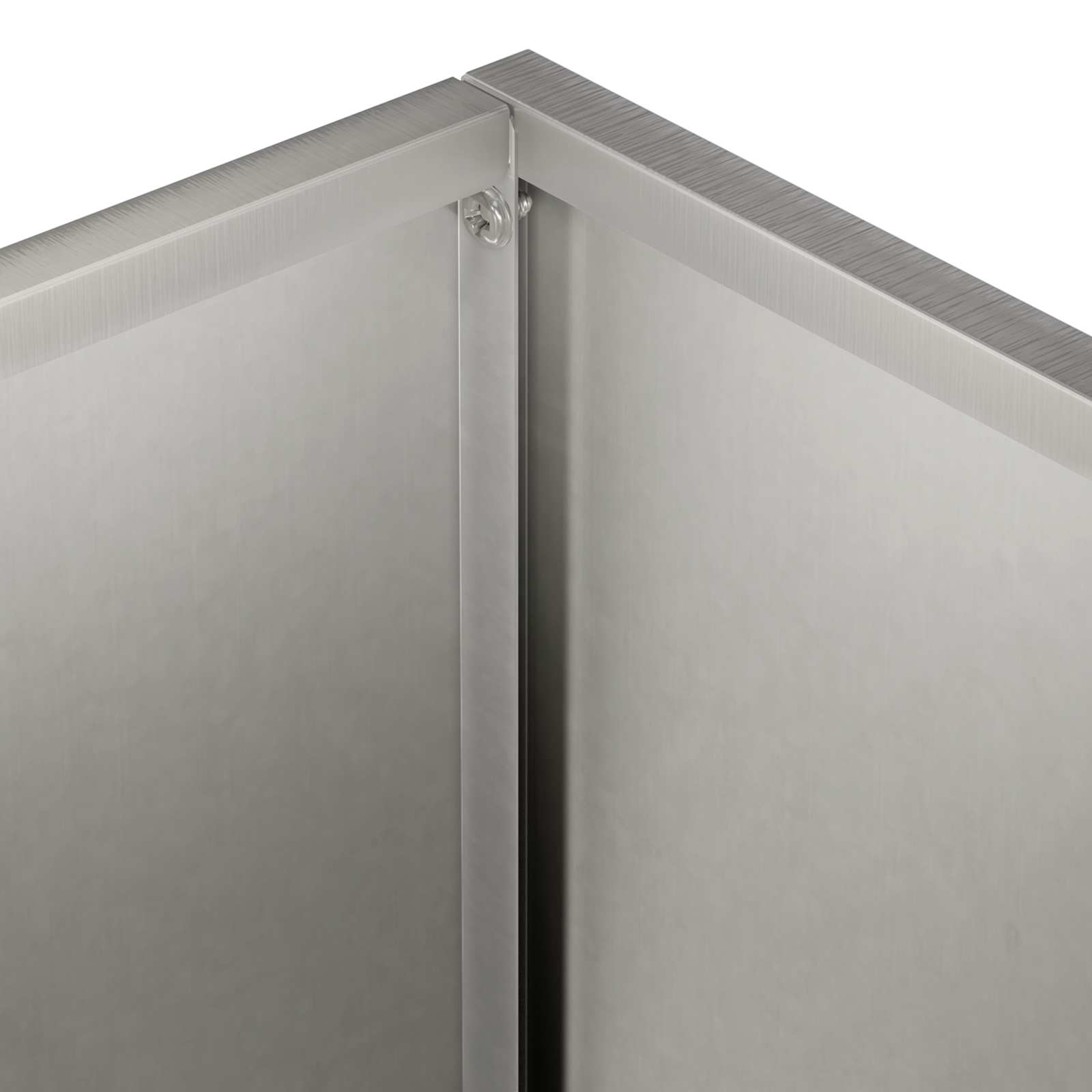 Vaso da giardino Argento 50 x 40 x 40 cm Acciaio Inox | homemem39