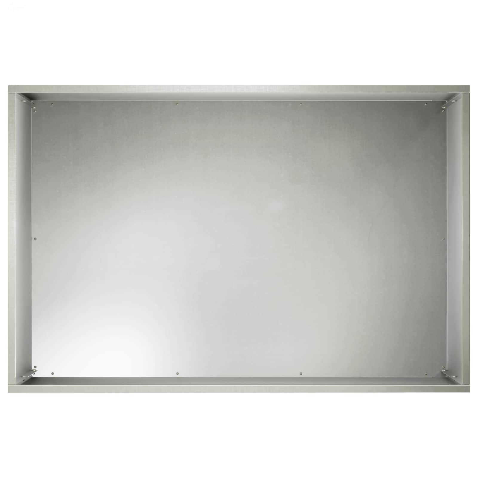 Vaso da giardino Argento 50 x 40 x 40 cm Acciaio Inox | homemem39