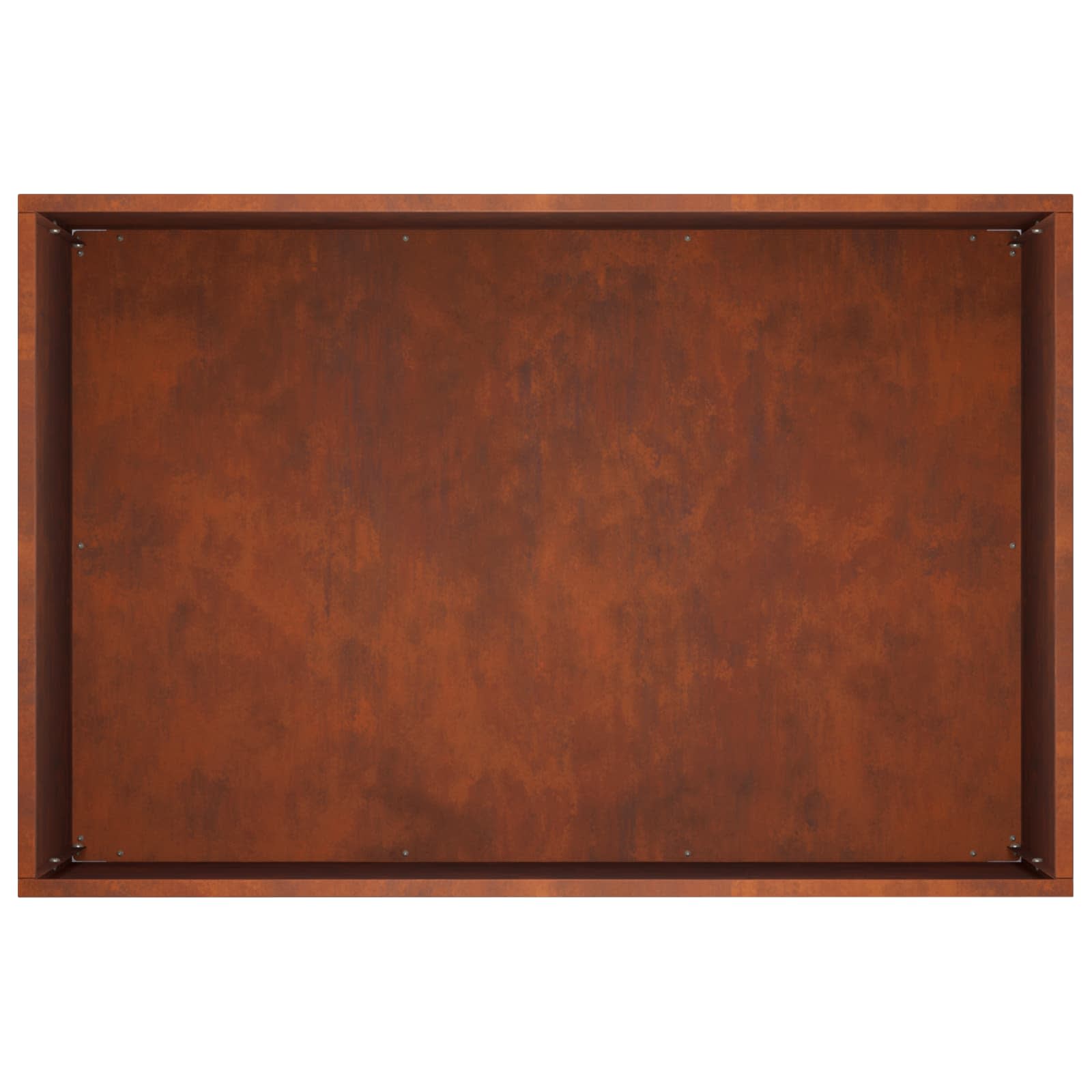 Vaso da giardino 2 pz Ruggine 50 x 40 x 40 cm Acciaio Corten | homemem39