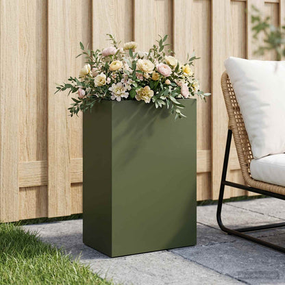 Vaso da giardino Verde Oliva 50 x 40 x 75 cm