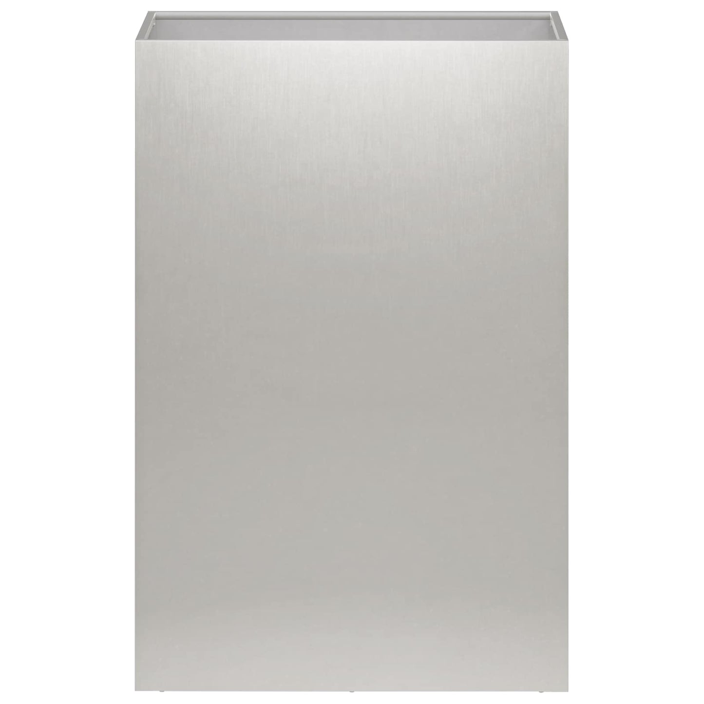 Vaso da giardino Argento 50 x 40 x 75 cm Acciaio Inox